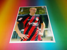 Hugo Larsson  Eintracht Frankfurt Schweden signiert signed Autogramm 20x28 Foto