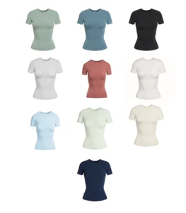 Brand New Skims Cotton Jersey T-Shirt 3-Pack Multiple Colors & Sizes In Hand - Picture 1 of 2