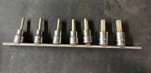 Snap-on Metric Hex Socket Set 207EFAMY, 7 Piece, 4mm-10mm - Picture 1 of 3