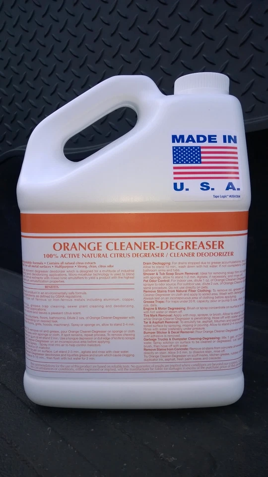 1 GAL A.P ORANGE CITRUS CLEANER DEGREASER ODOR ELIMINATOR PATRIOT CHEMICAL SALES - Image 1 of 1