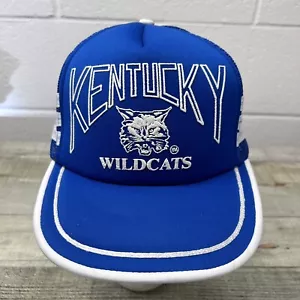 Kentucky Wildcats Años 80 Vintage Malla Snapback Camionero 3 Rayas Parece Sin Usar - Imagen 1 de 8