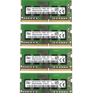 Hynix DDR 16GB 4X4GB 2666MHz PC4-21300 Notebook SODIMM Memory Ram HMA851S6CJR6N - Picture 1 of 6