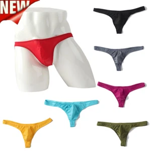 Slip uomo T-back intimo perizoma perizoma mutandine rete traspirante sexy marsupio ♡ - Foto 1 di 20