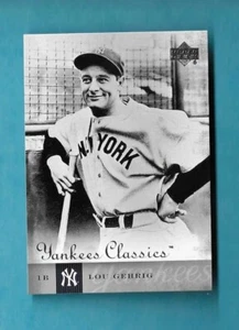 2004 UPPER DECK UD YANKEES CLASSICS CARD LOU GEHRIG #80 NEW YORK YANKEES - Picture 1 of 2