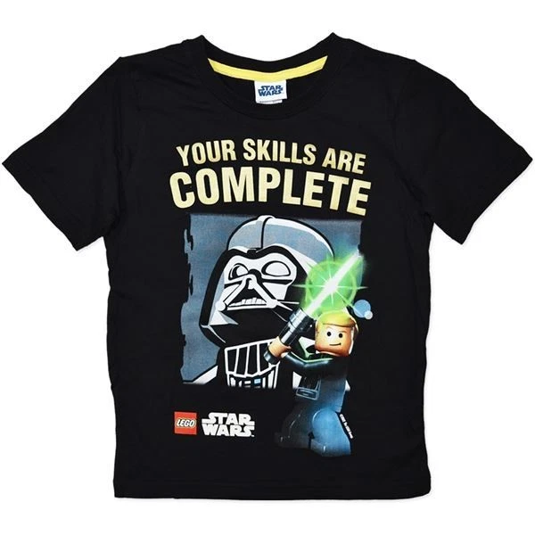 NUEVA CAMISETA LEGO STAR WARS TUS HABILIDADES SON COMPLETAS ALGODÓN TALLA 4 Foto 1 de 1