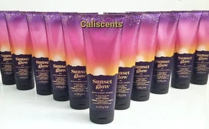 Bath & Body Works SUNSET GLOW ULTRA SHEA Körpercreme NEU X1 (Eine Tube) 8 Unzen   - Bild 1 von 2