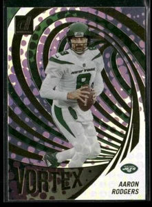 2023 Donruss #VOR-8 Aaron Rodgers Vortex New York Jets - Picture 1 of 2