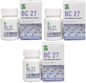 WSI Bio-Combination No. 27 | For Debility, Fatigue & Nervousness | Pack of 3 - Picture 1 of 4