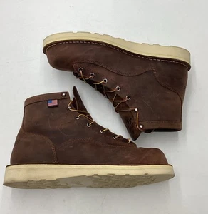 Danner Bull Run Men's 6" Leather Plain Toe Boot Brown Size 11 EE - Picture 1 of 5