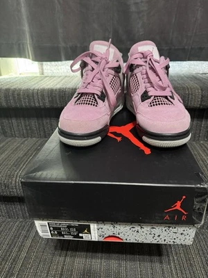 Подлинная орхидея ретро Jordan 4 (женская) размер 8 Вт/6,5 М с коробкой AQ9129-501 США - Изображение 1 из 4