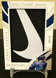 2019 Panini Immaculate Collection Kyle Tucker Jumbo Cleats Nike Swoosh 4/12 - Bild 1 von 2