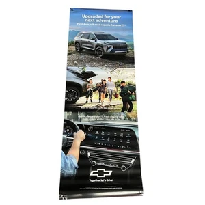 2024 Chevrolet Chevy Traverse Z71 Promo Dealer Vinyl Banner 24x67" Advertising - Picture 1 of 4