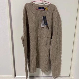 POLO RALPH LAUREN Beige Cable Knit Sweater - Picture 1 of 4