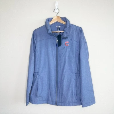 Chaqueta de lluvia para mujer Chicago Cubs talla mediana azul nueva con etiquetas  Foto 1 de 3
