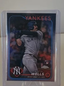 2024 Topps Chrome Update #USC197 Austin Wells - Picture 1 of 2