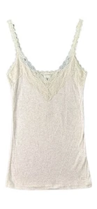 Vintage Abercrombie Women's Babydoll V-neck Lace Tank Layering M - Picture 1 of 12