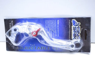 Yana Shiki TXRS-A21, 65-2342 Kawasaki Yamaha Silver Short Adjustable Brake Lever - Image 1 of 3