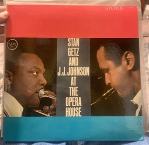 Stan Getz and J. J. Johnson - At the Opera House - Verve Records V6-8490 EX / VG - Picture 1 of 4