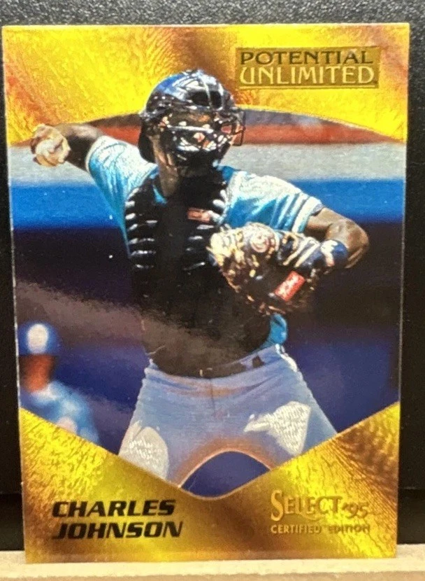 1995 Select Certified Edition - Potential Unlimited Charles Johnson #1 / 1975 - Image 1 of 1