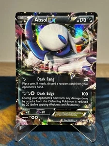 Absol EX XY62 Black Star Promo Pokemon Card Ultra Rare DMG - Picture 1 of 4