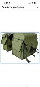 Motorcycle Touring Bag Canvas Waterproof Bike Trunk Bag Cycling Accessorie 40L - Picture 1 of 1