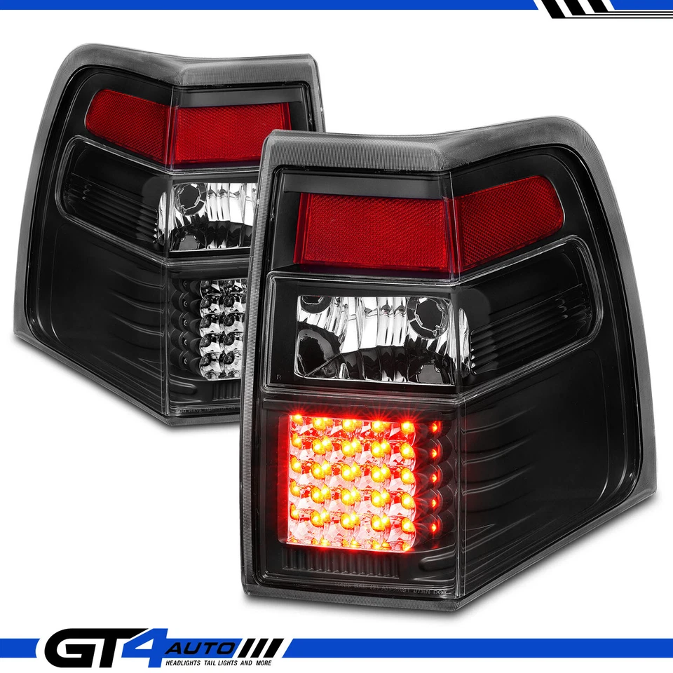 Luz trasera de freno LED de repuesto negra para Ford Expedition 2007-2016 par diestro Foto 1 de 4