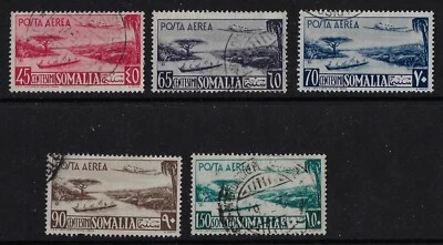 索马里 1950 航空邮件,Scott C18-21,+ 24 二手,VF 简历 30 美元 (a6022) — 第 1/2 张图片