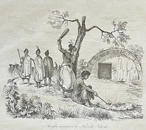 Neuseeland Opfer Humain 1836 Neu Zealand Ozeanien - Bild 1 von 3