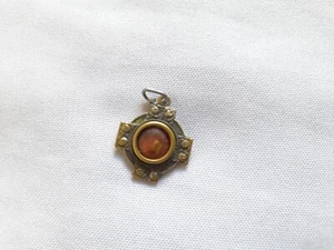 Antique Ceferino Namuncura relic icon religous pendant reliquary - Picture 1 of 6