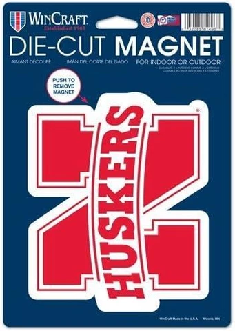 Nebraska Cornhuskers 6" x 9" Auto Vinyl Magnet [NEW] Car Truck Sticker Emblem Cover