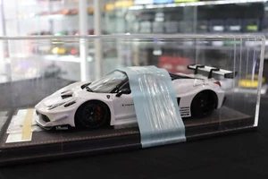 ARES Model 1/18 LB-Silhouette Works Ferrari LBWK 458 GT (White) Resin Model - Picture 1 of 8