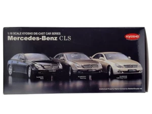 Kyosho 1:18 1/18 Mercedes Benz CLS 08401DGY Metallic Gray Die Cast Car NIB RARE - Picture 1 of 6