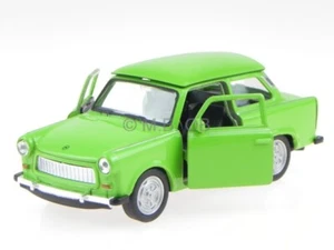 Trabant 601 chiaro verde DDR Ostalgie modellino 43654 Welly 1:34 - Foto 1 di 4