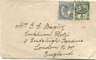 AUSTRALIA, SENT ON 1902 TO LONDON, STAMPS QUEENSLAND 2 PENCE + 1/2 PENNY       m