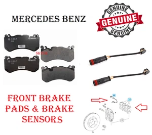 Front Disc Brake Pad With Sensors For Mercedes G63 AMG G65 AMG 2013-2018 Genuine - Bild 1 von 7