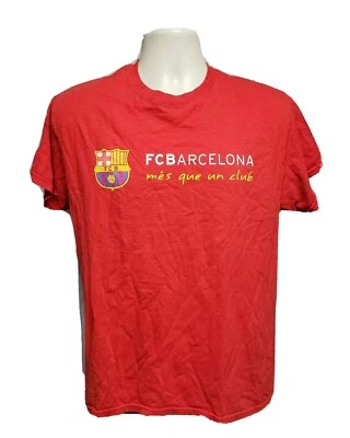 Camiseta de futebol FC Barcelona mes que un club adulta vermelha média - Imagem 1 de 4