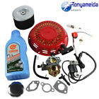Ignition Coil Spark Plug Recoil Carburetor Air Filter Kit For Honda Gx390 Gx340