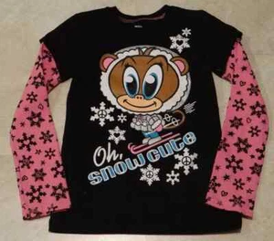 Girls Christmas Long Sleeve T-Shirts: XS-S-M-L-XL - Picture 1 of 9
