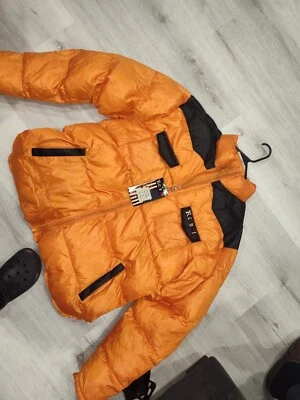 Chaqueta Rich N Fly Para Hombre Verde Ejército Aviador Puffer Cremallera Completa Foto 1 de 4