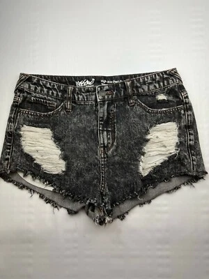 Mossimo женщин размер 8/29 черный высоты короткие джинсовой ткани Jean шорты хлопок - Изображение 1 из 4