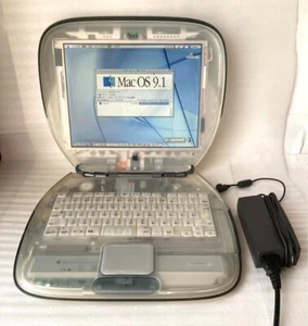Apple iBook G3 Blueberry Clamshell Laptop Mac Vintage Millennial TESTED - Bild 1 von 9