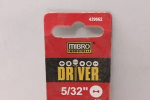 (2-Pk) Mibro Industrial Clutch Insert Bit S2 Tool Steel 5/32" x 1"L 439662 - Picture 1 of 3