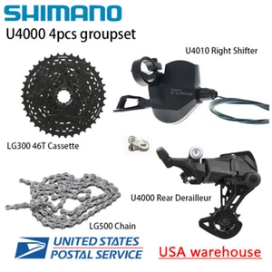 Shimano CUES U4000 4PCS 9 speed Groupset 36/41/46T Trail MTB - Picture 1 of 9
