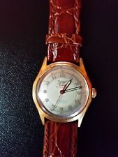 Ogival Rotarex Automatic Wristwatch  18 Carat Goldplated Case Antique 