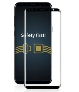 VERRE TREMPÉ Pour SAMSUNG GALAXY S8 PLUS VITRE DE PROTECTION ÉCRAN INCURVÉ FILM - Photo 1 sur 12