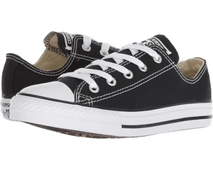 NEW KIDS CONVERSE BLACK LOW TOP Chuck Taylor All Star 3J235 CANVAS UPPER - Picture 1 of 7