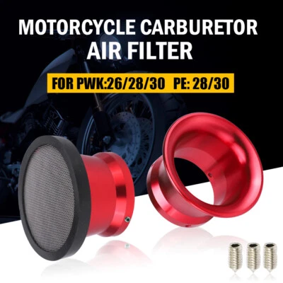 Filtro de ar carburador motocicleta copo pilha de velocidade para PWK 24/26/28/30mm carb - Imagem 1 de 4