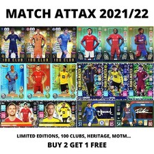MATCH ATTAX 2021/22 21/22 CHAMPIONS LIMITED EDITIONS 100 CLUB HERITAGE & SUBSET