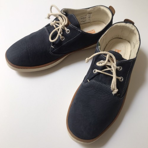 Scarpe Timberland Earthkeepers Navy Hookset in pelle nuove con scatola da donna taglia US10 EU41 5