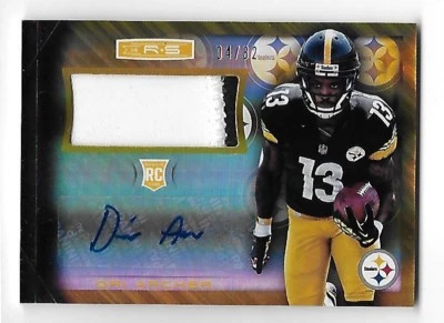 DRI ARCHER 2014 Rookies & Stars Longevity Team Logo RC Auto /32 R&S Steelers  (x - Image 1 of 2
